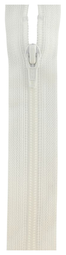 

Застежка-молния YKK 0561179/25, 501 белый тип 3 (4,15мм), неразъемная, длина 25см