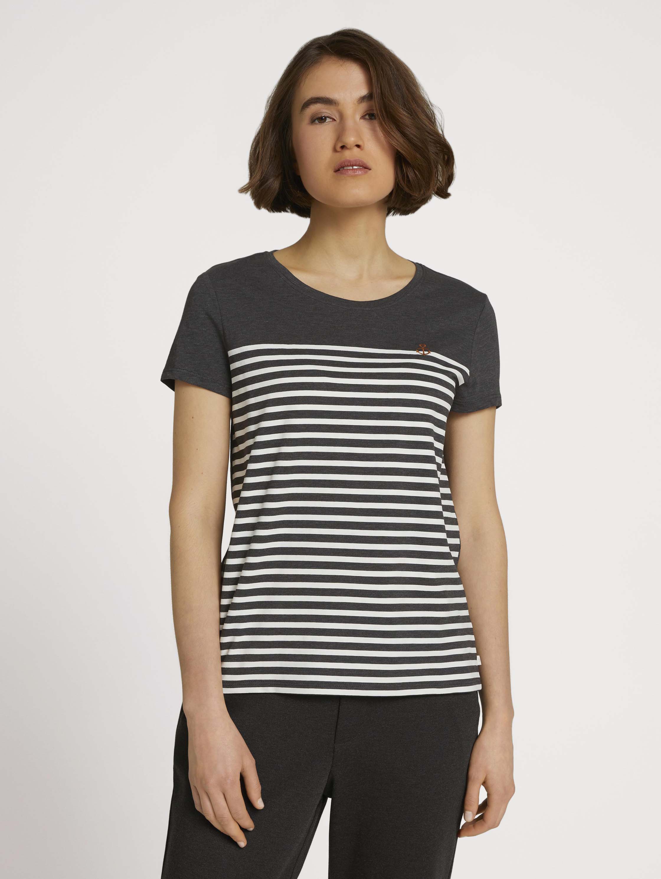 

Футболка женская TOM TAILOR 1024961 черная XS, 1024961