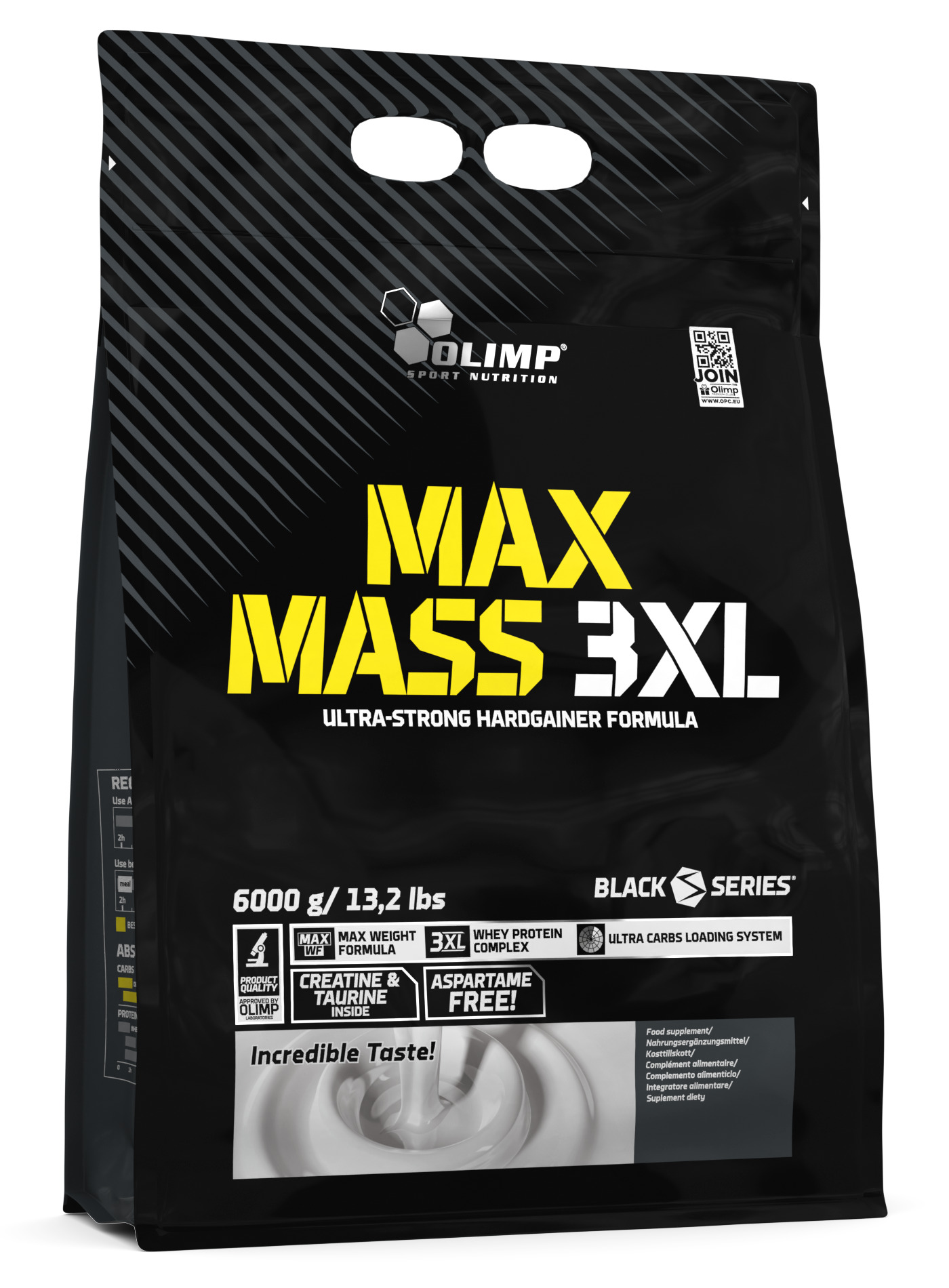 Гейнер Olimp Sport Nutrition MAX Mass 3XL 6000 г клубника