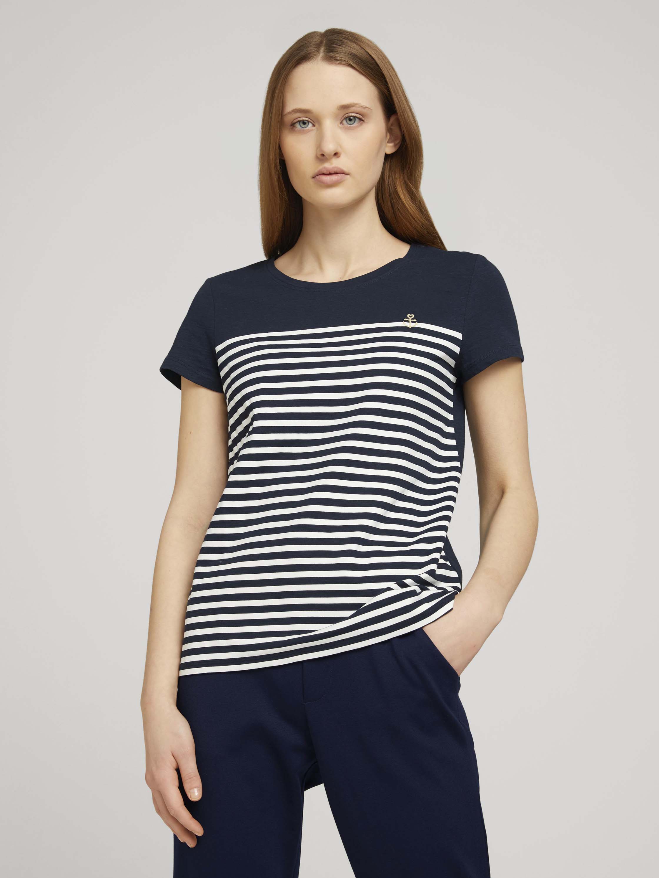

Футболка женская TOM TAILOR 1024961 синяя XS, 1024961