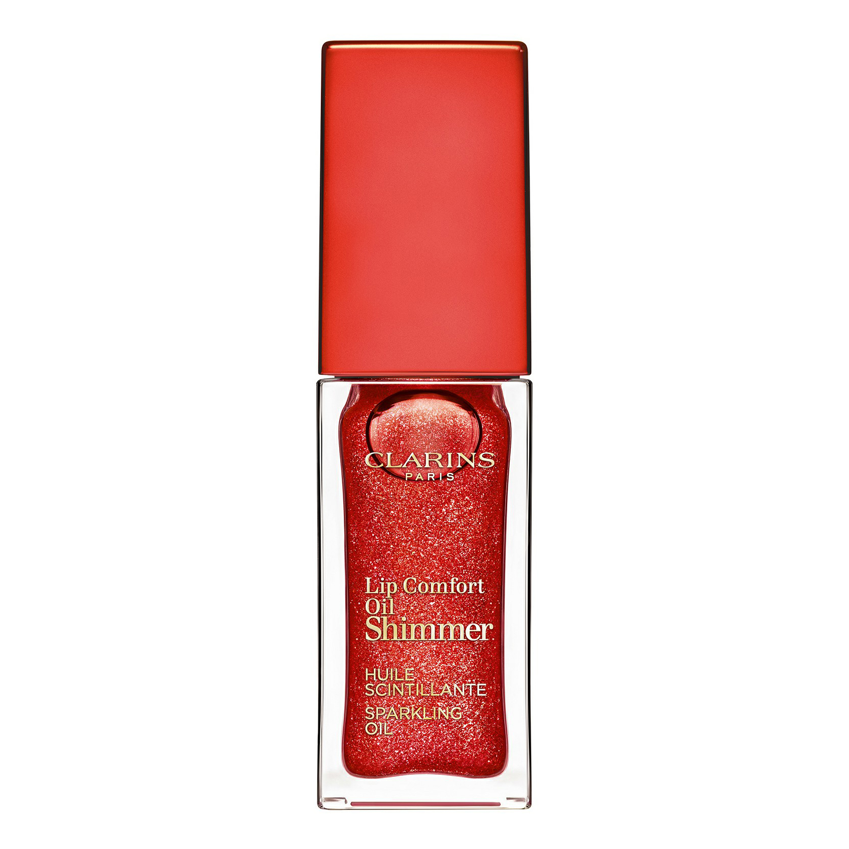 Масло для губ Clarins Lip Comfort Oil Shimmer мерцающее с насыщенным цветом 7 red hot 7 мл