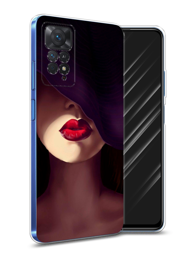 

Чехол Awog на Xiaomi Redmi Note 11E Pro "Красные губы", Разноцветный, 314750-7