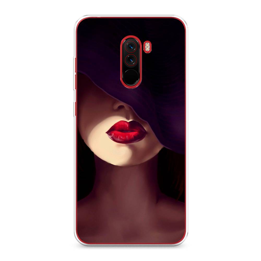 

Чехол Awog на Xiaomi Pocophone F1 "Красные губы", Разноцветный, 34450-7