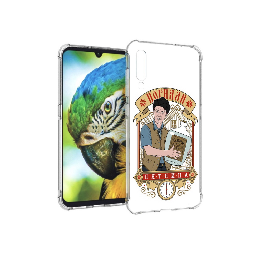 

Чехол MyPads Tocco для Xiaomi Mi 9 Погнали пятница (PT126035.255.137), Прозрачный, Tocco