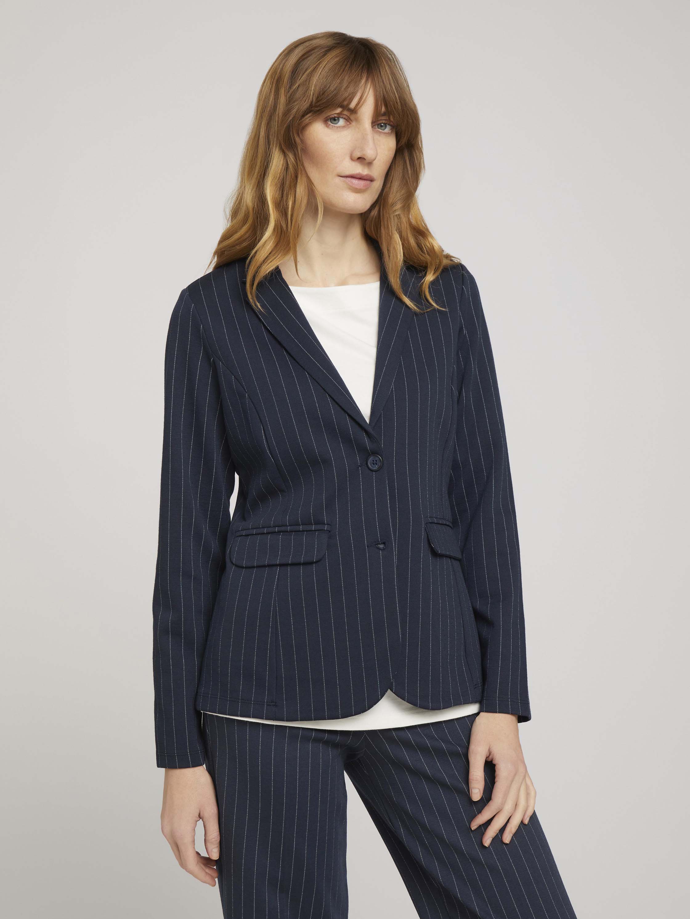 

Пиджак женский TOM TAILOR 1024708 синий M, 1024708