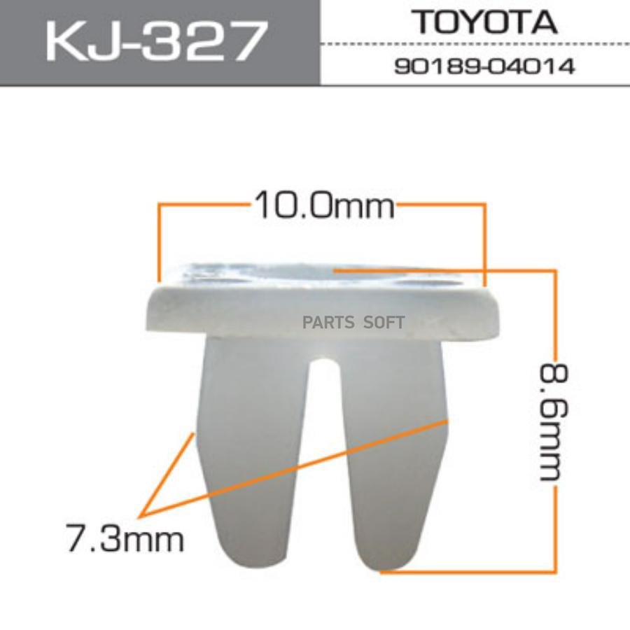 

MASUMA KJ327 КЛИПСА КРЕПЕЖНАЯ 327-KJ