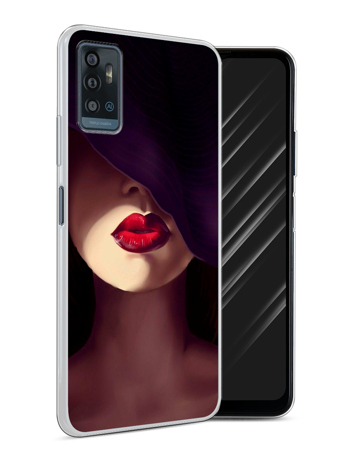 

Чехол Awog на ZTE Blade A71 / ЗТЕ Блэйд A71 "Красные губы", Разноцветный, 134450-7