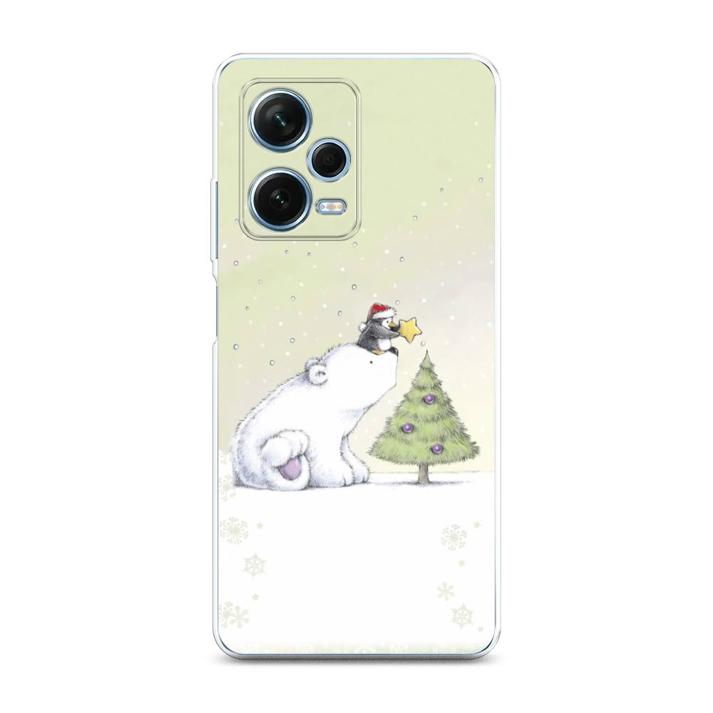 

Чехол на Xiaomi Redmi Note 12 Pro Plus "Украшение елки", Белый;бежевый, 317150-5
