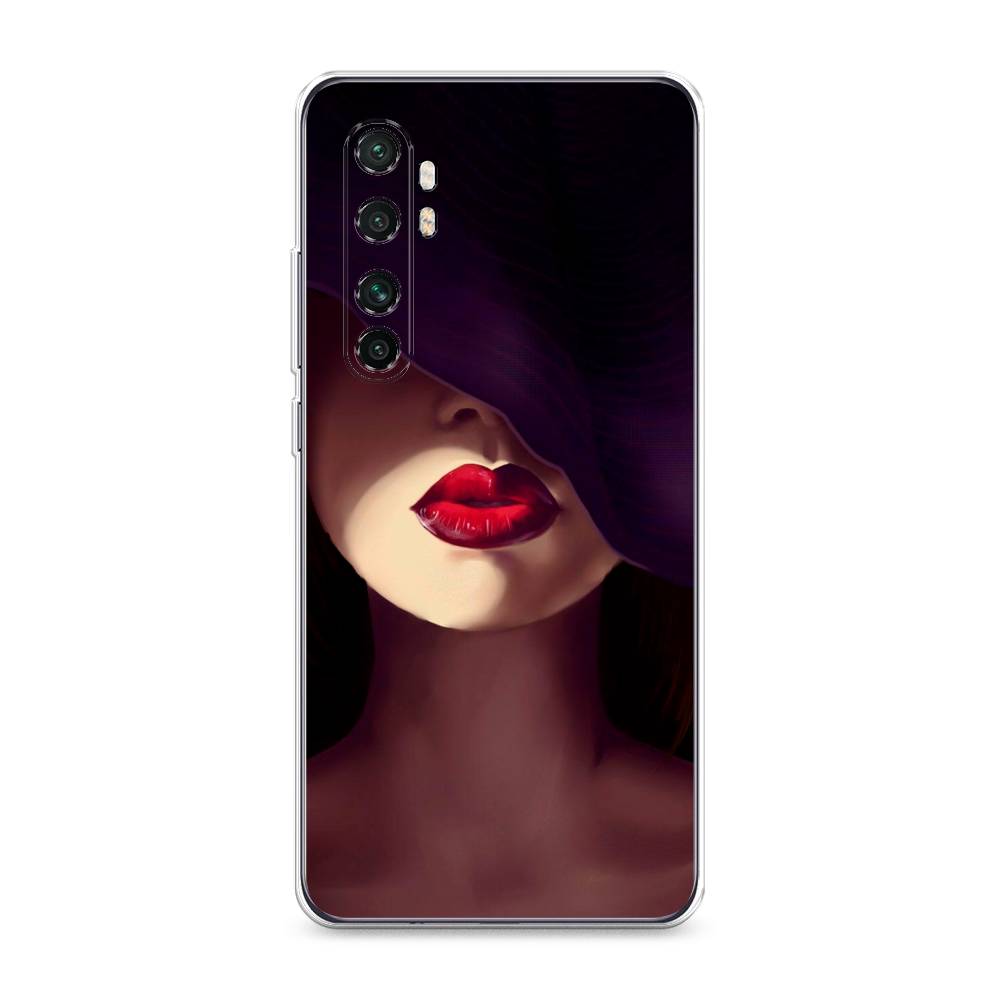 

Чехол Awog на Xiaomi Mi Note 10 lite "Красные губы", Разноцветный, 38450-7