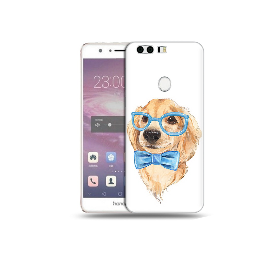 

Чехол MyPads Tocco для Honor 8 Собака интеллигент (PT46676.38.159), Прозрачный, Tocco