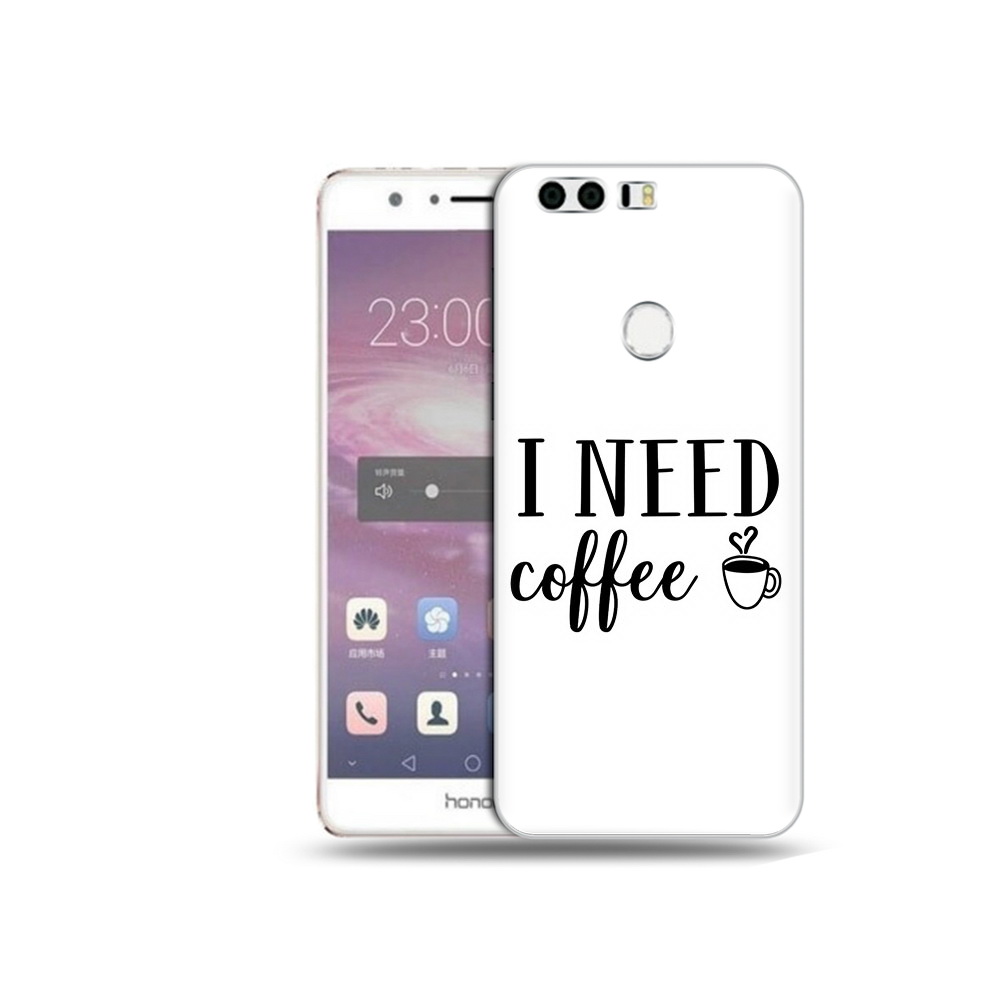 

Чехол MyPads Tocco для Honor 8 Мне нужен кофе (PT46676.38.121), Прозрачный, Tocco