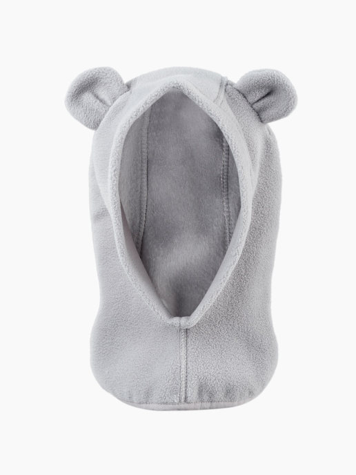 Шапочка-шлем детская Happy Baby флисовая grey, р.80-86, 89019-с(80-86)