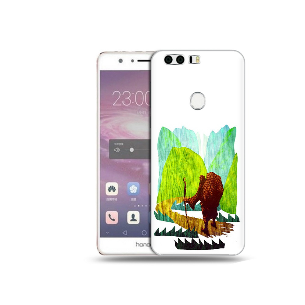 

Чехол MyPads Tocco для Honor 8 Лесная тропа (PT46676.38.106), Прозрачный, Tocco