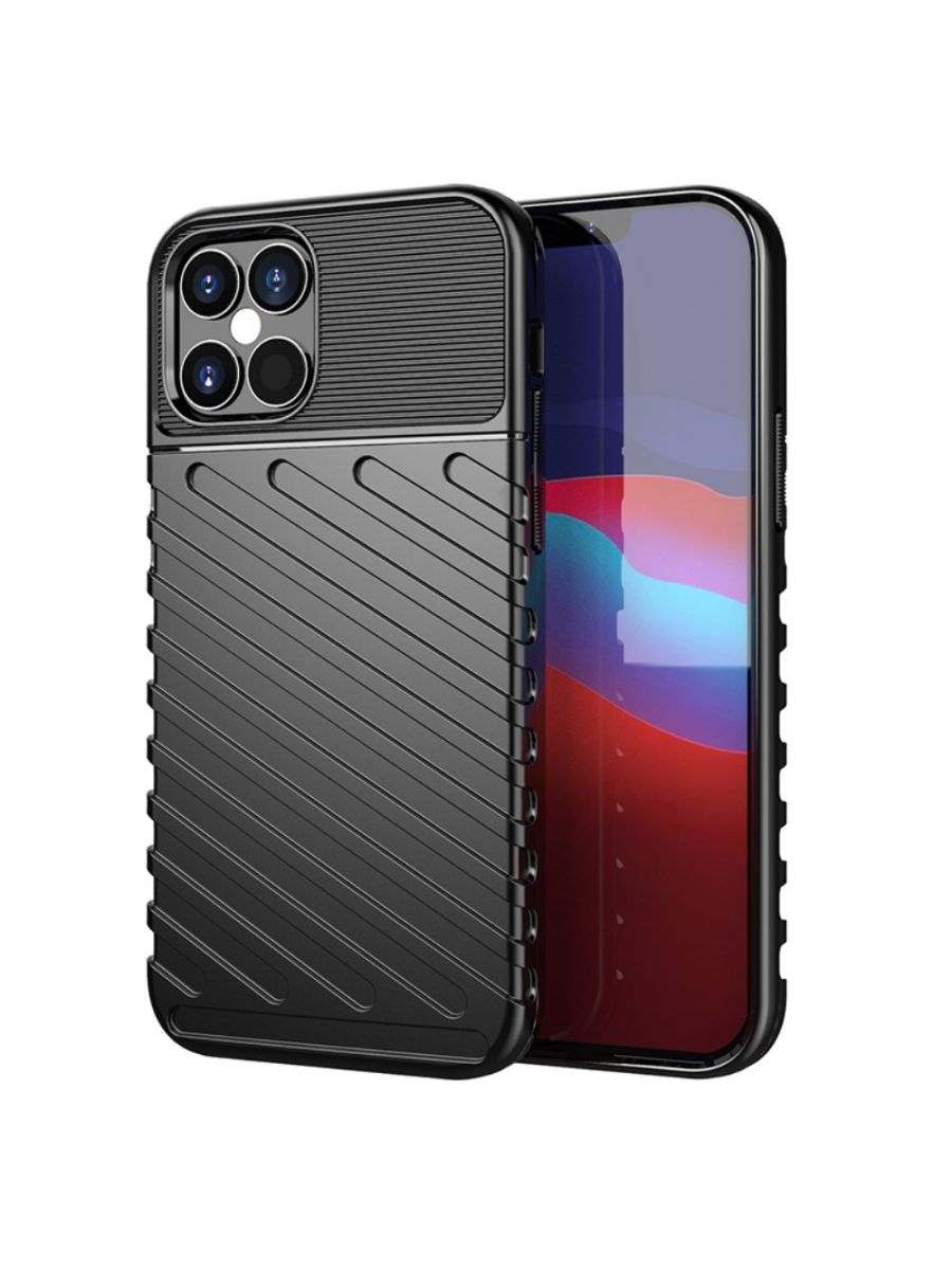 

Чехол Thunder для смартфона iPhone 12/12 Pro черный