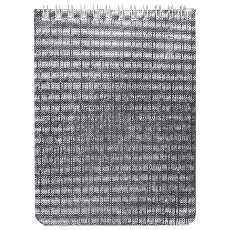

Блокнот Hatber Metallic , клетка А6, 40л,на гребне, обложка бумвинил, 6 шт в упаковке