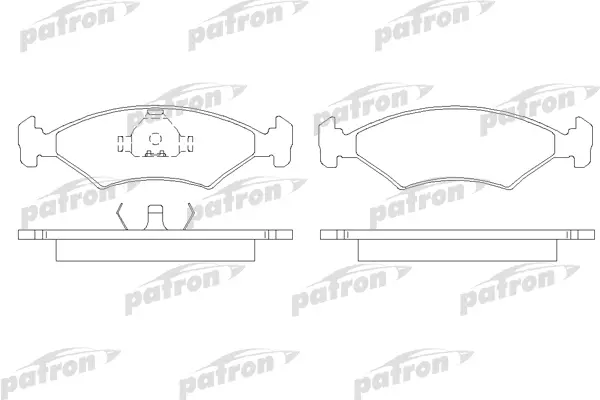 

Колодки тормозные дисковые передн FORD: ESCORT 81 Express 81-86, ESCORT 86 Express 86-90,