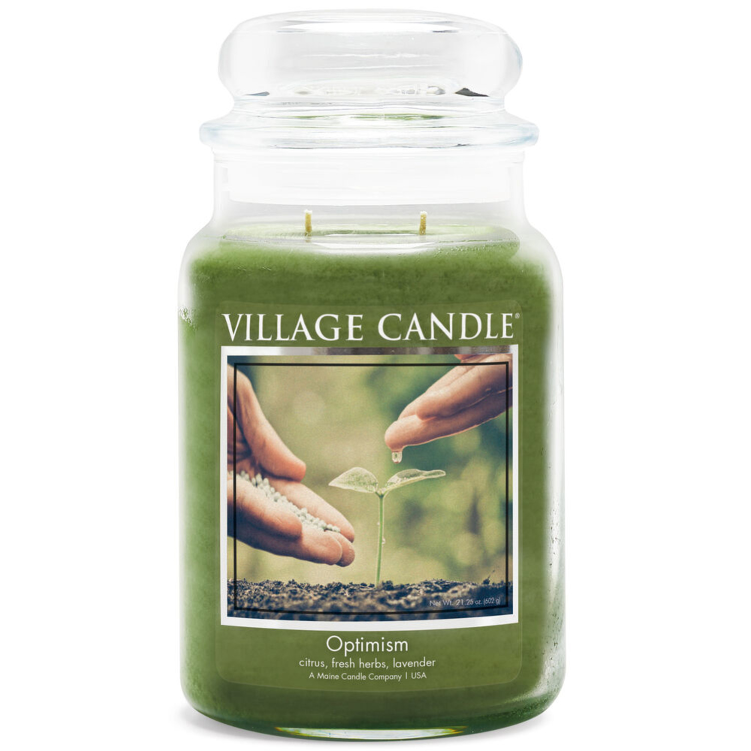 Ароматическая свеча Village Candle Оптимизм, большая