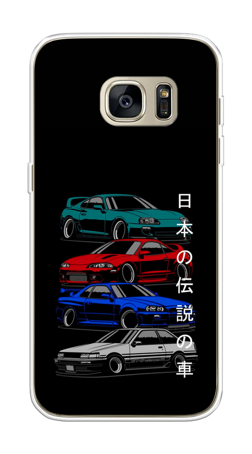 

Чехол Awog на Samsung Galaxy S7 "JDM Legend cars", Зеленый;красный;синий, 24550-5
