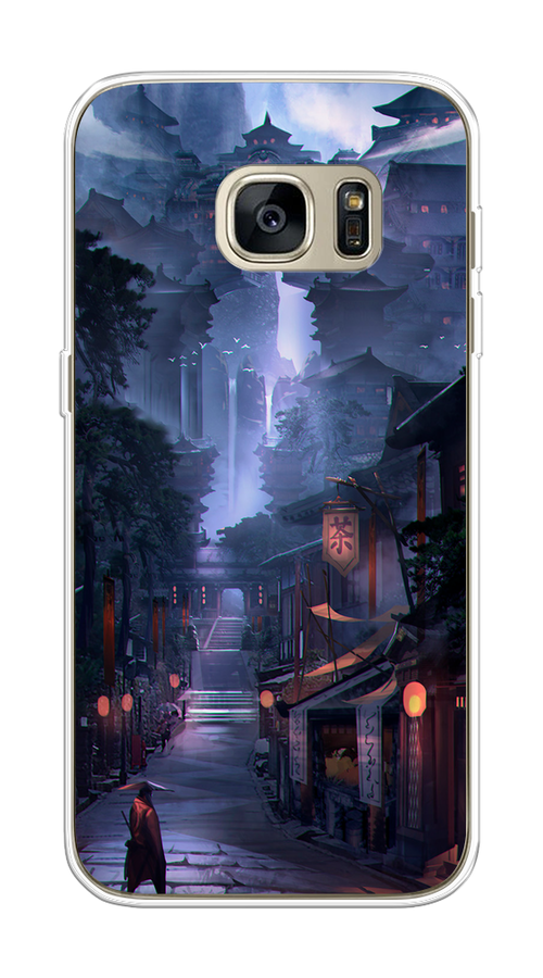 

Чехол Awog на Samsung Galaxy S7 "Одинокий самурай", Синий;черный;коричневый, 24550-10