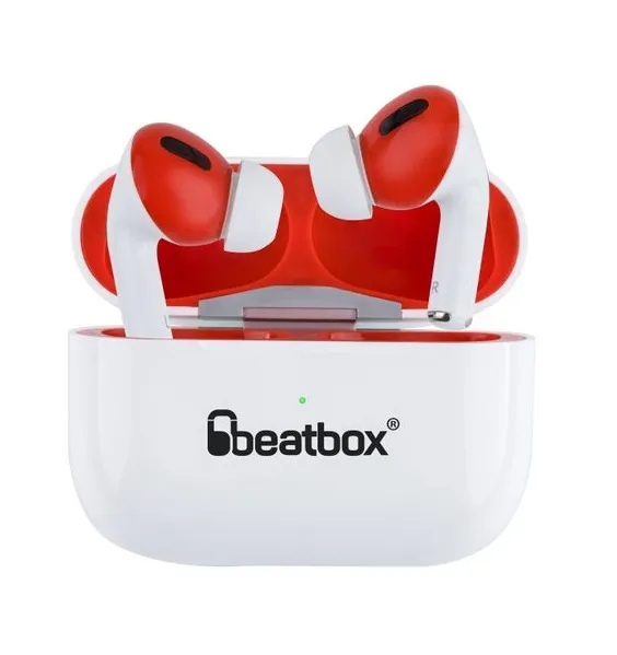 

Беспроводные наушники Beatbox Pods Pro 1 White / Red, Pods Pro 1