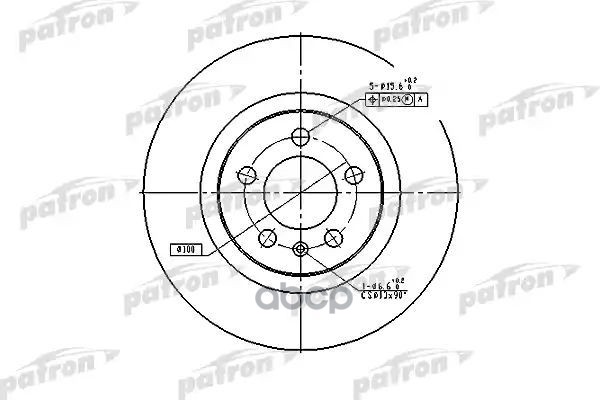 

Тормозной диск PATRON PBD4027