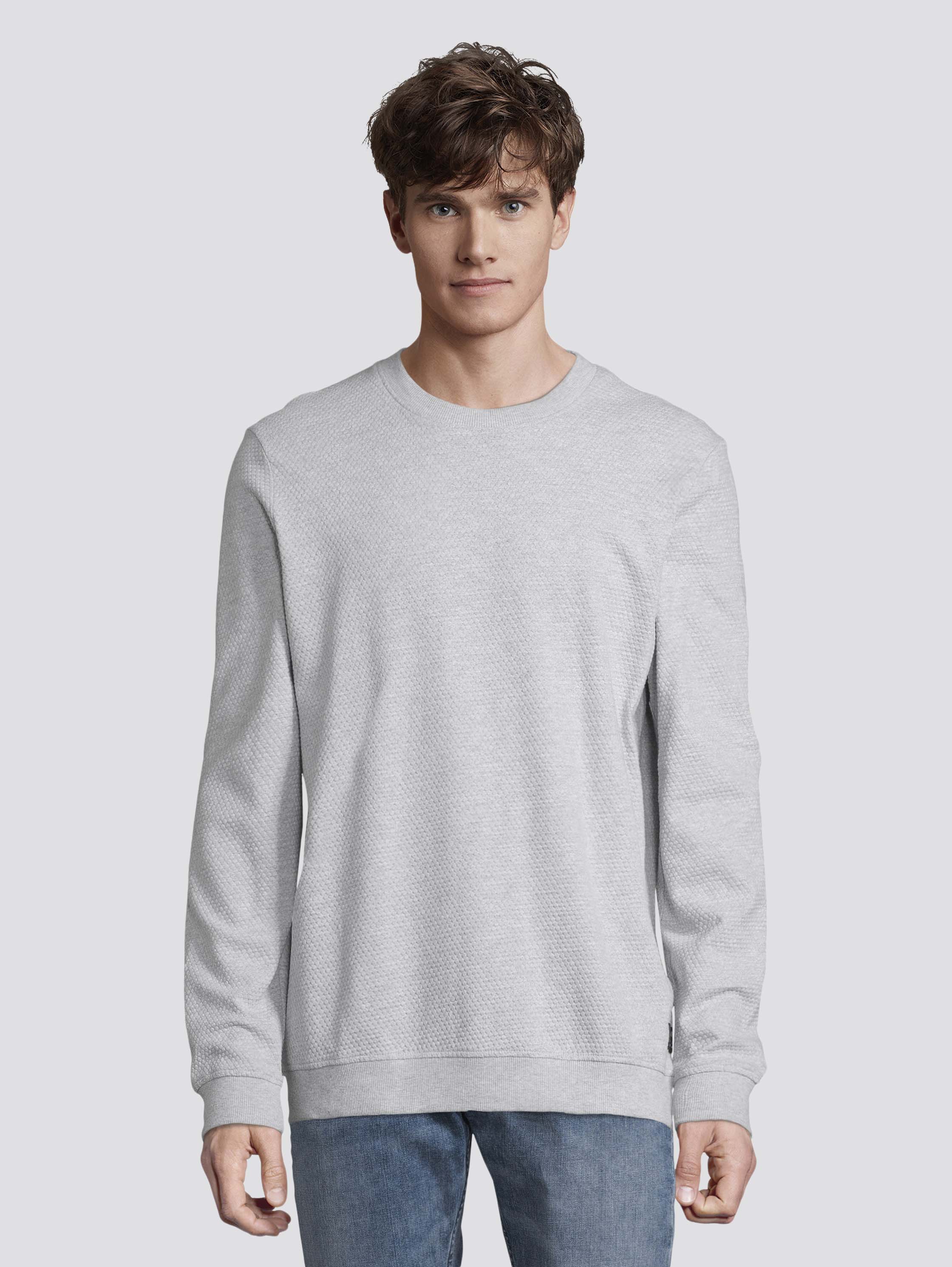 

Джемпер мужской TOM TAILOR 1024472 серый XXL, 1024472