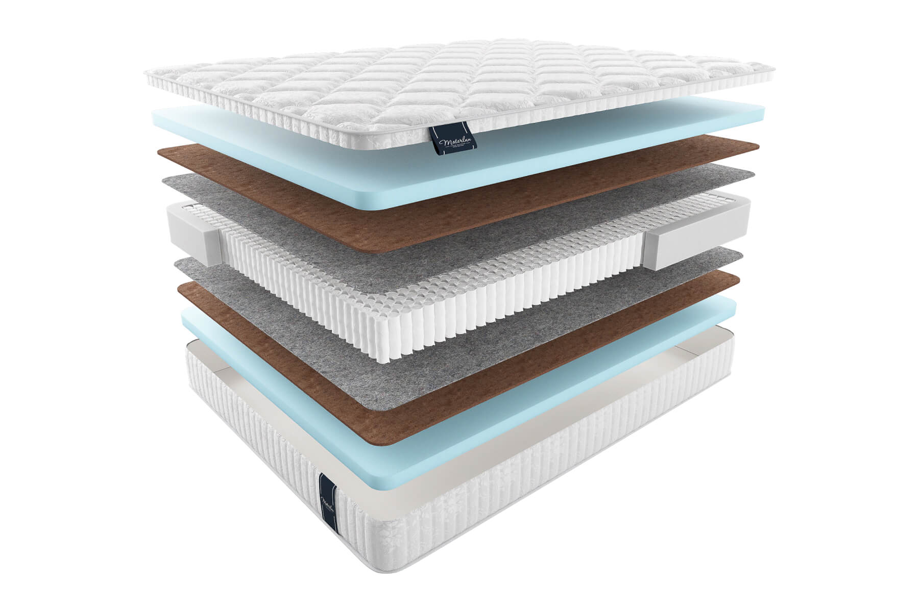 

Матрас MaterLux Mola 180X190, Белый;коричневый, MOLA