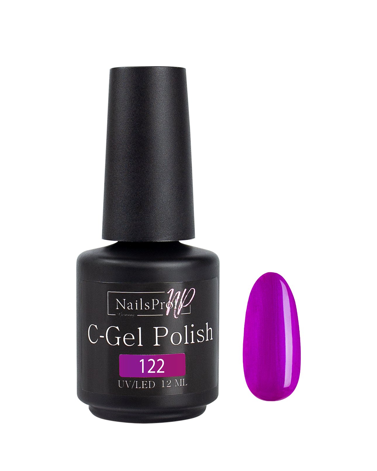 фото Гель лак nailsprofi для ногтей, маникюра, педикюра / c-gel polish-s 122 - 12 мл