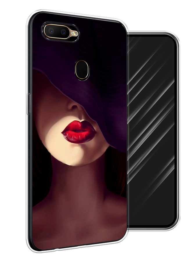 

Чехол Awog на Oppo A5s "Красные губы", Разноцветный, 252350-7
