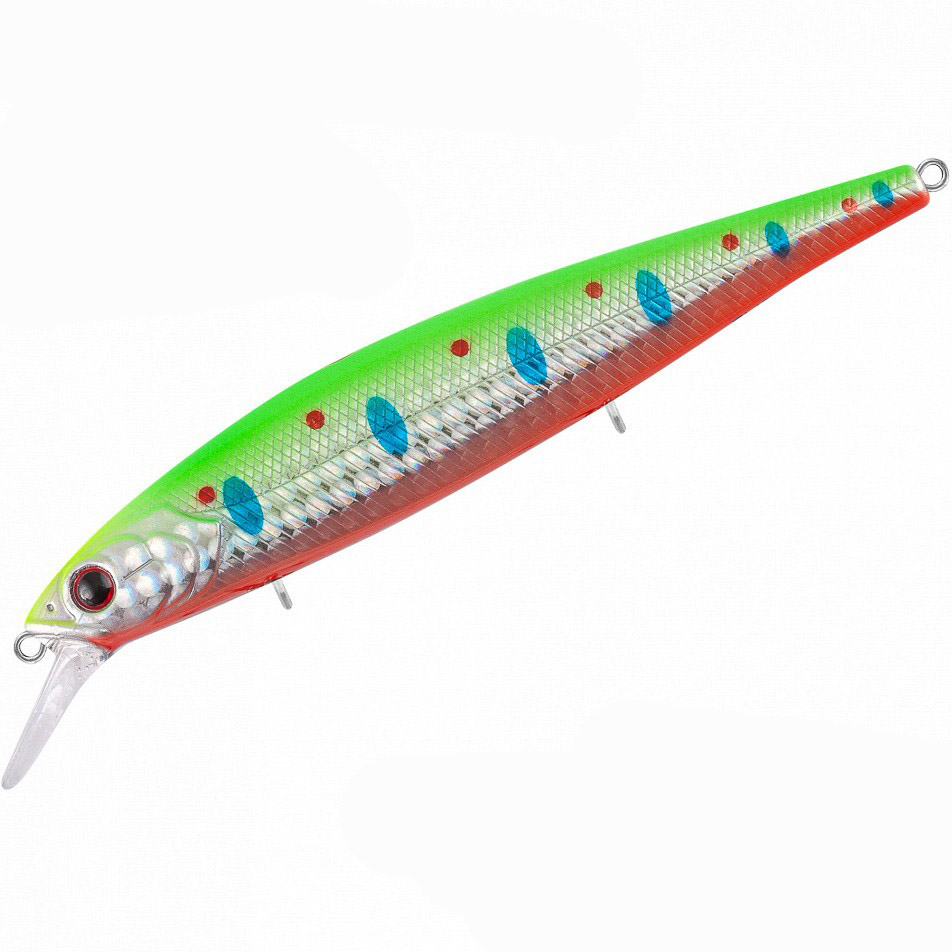 

Воблер TsuYoki FLIRT 115SP X012, Серебристый;зеленый;красный, FLIRT 115SP