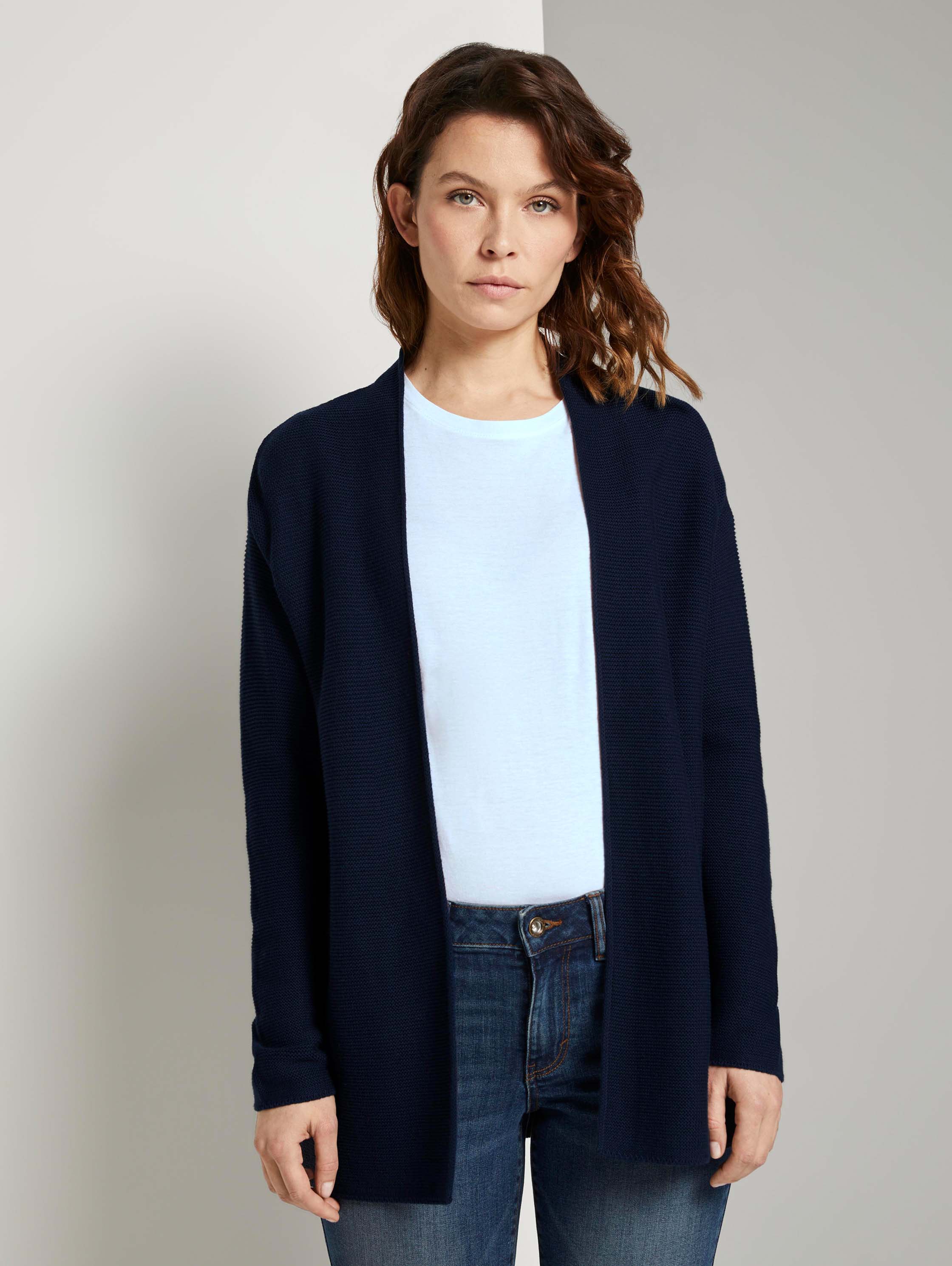

Кардиган женский TOM TAILOR 1023959 синий XS, 1023959