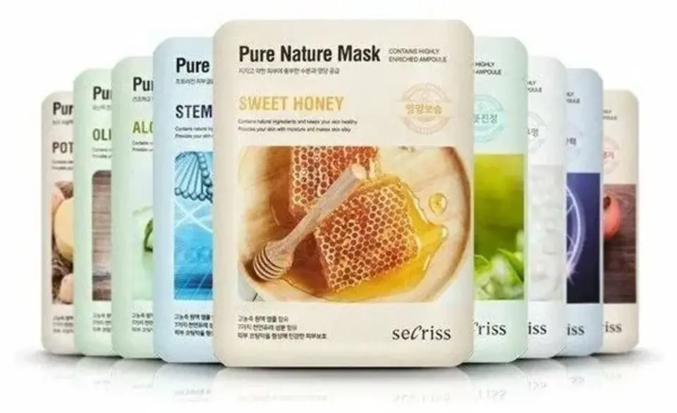 

Набор тканевых масок для лица Anskin Secriss Pure Nature Mask 7шт.