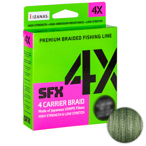 фото Шнур sufix sfx braid x4 135м. 0.205мм. green