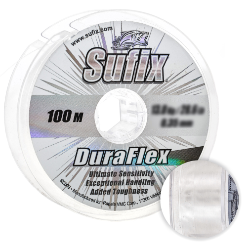 фото Леска sufix duraflex 100м. 0.35мм. clear