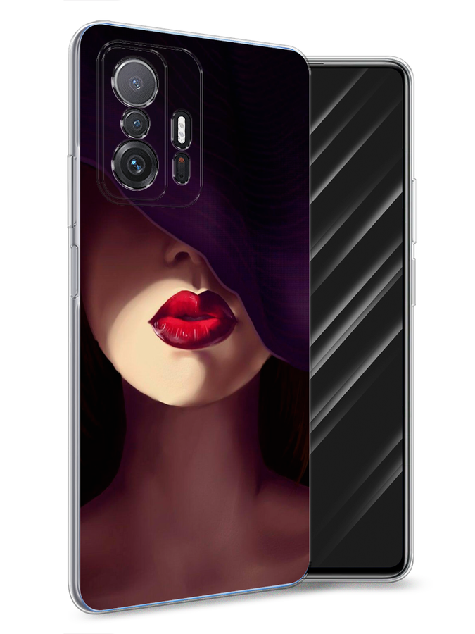 

Чехол Awog на Xiaomi Mi 11T "Красные губы", Разноцветный, 311250-7