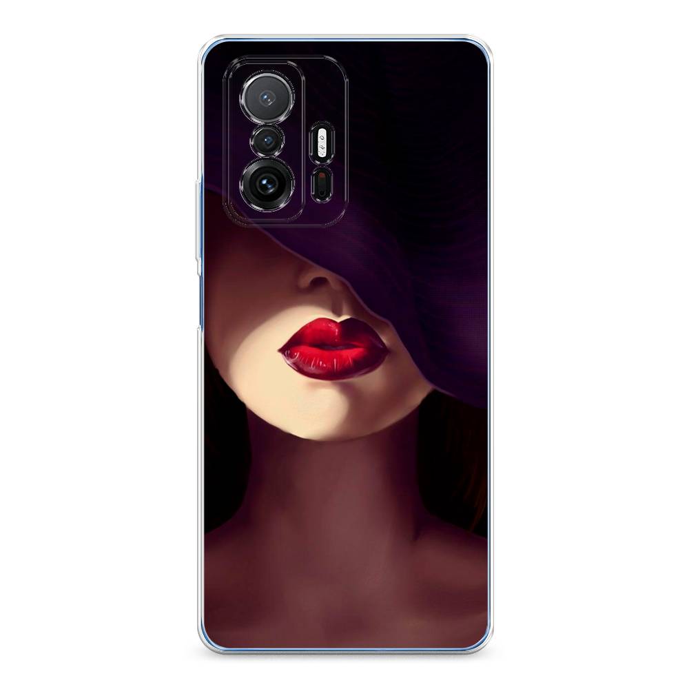 фото Чехол awog "красные губы" для xiaomi mi 11t