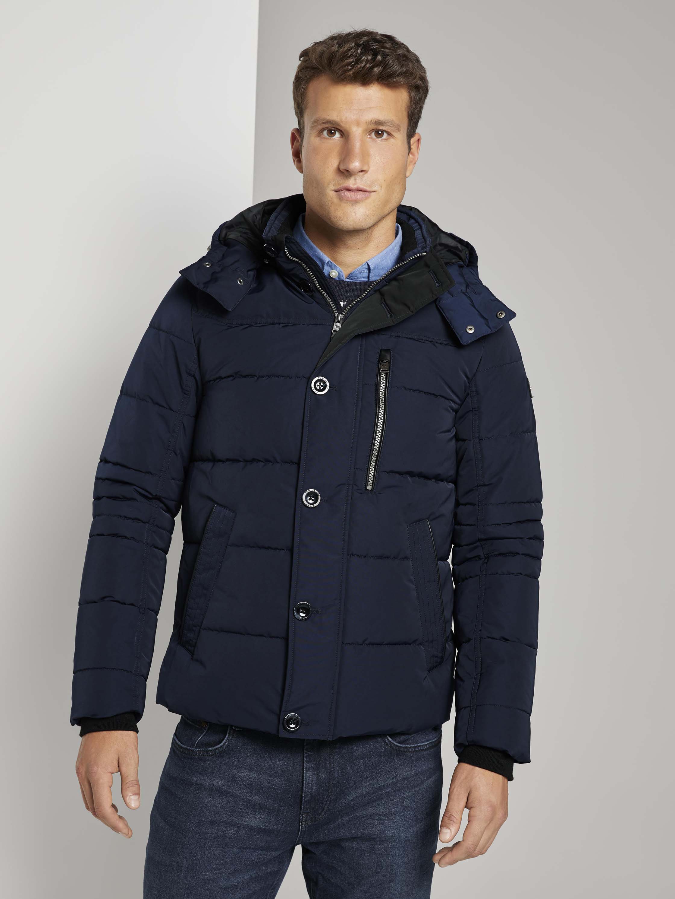 

Куртка мужская TOM TAILOR 1023593 синяя XXL, 1023593