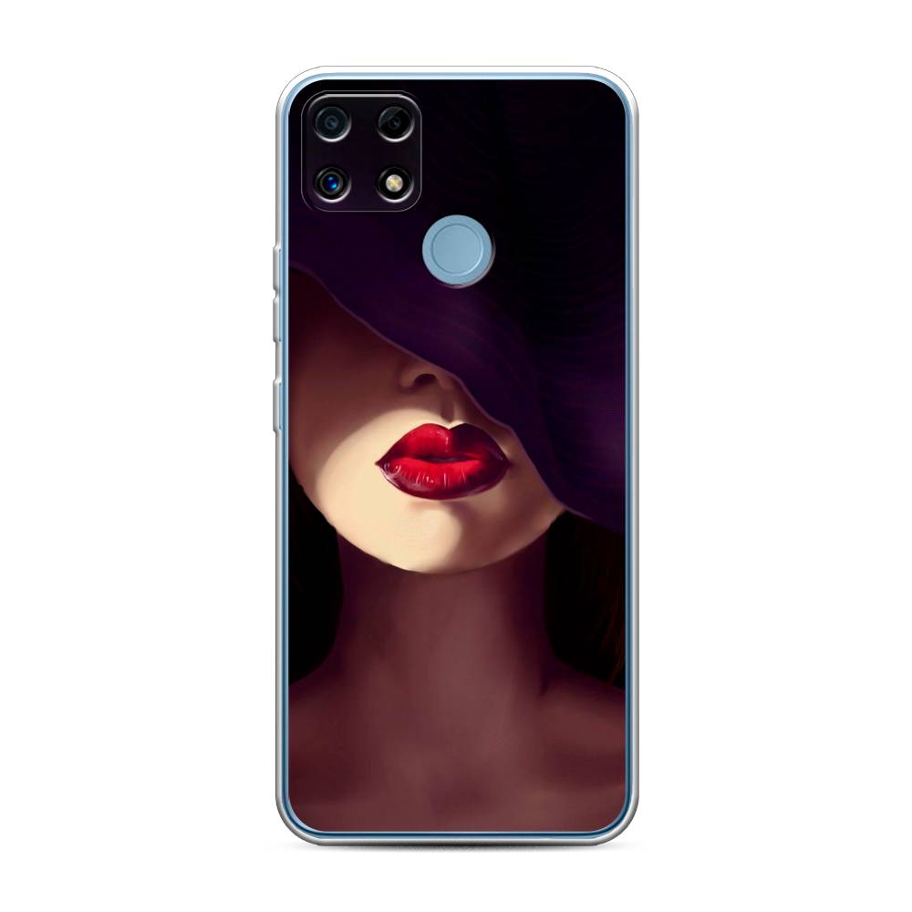 

Чехол Awog на Realme C25 "Красные губы", Разноцветный, 256950-7