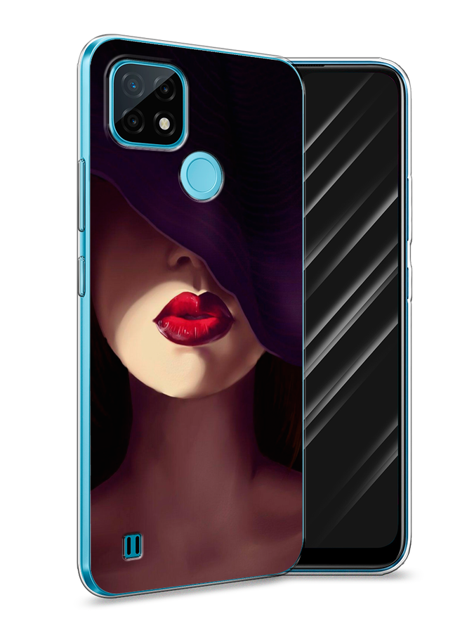 

Чехол Awog на Realme C21 "Красные губы", Разноцветный, 254950-7