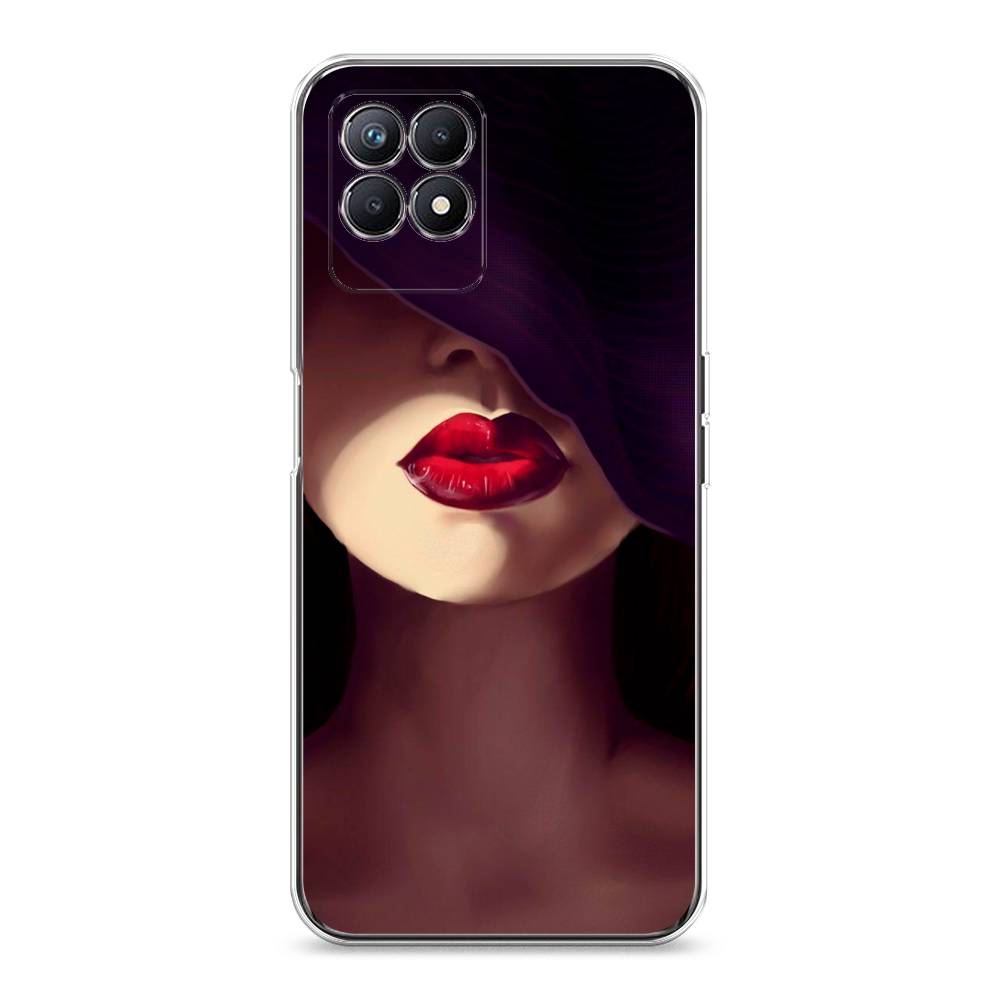 

Чехол Awog на Realme 8i "Красные губы", Разноцветный, 257350-7