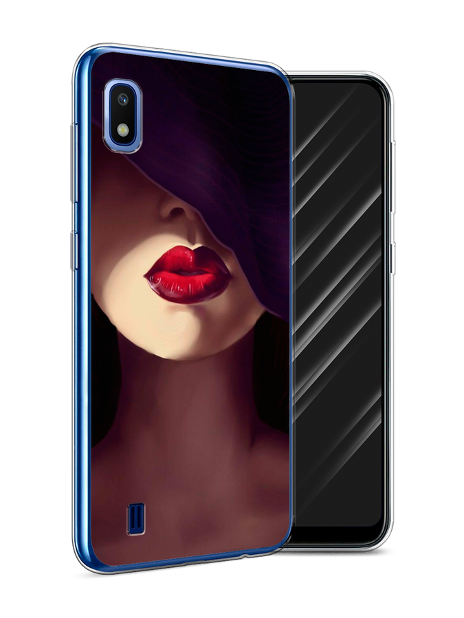 

Чехол Awog на Samsung Galaxy A10 "Красные губы", Разноцветный, 27950-7