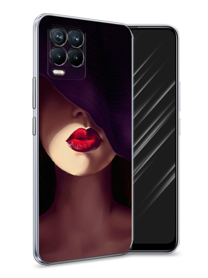 

Чехол Awog на Realme 8 "Красные губы", Разноцветный, 255450-7