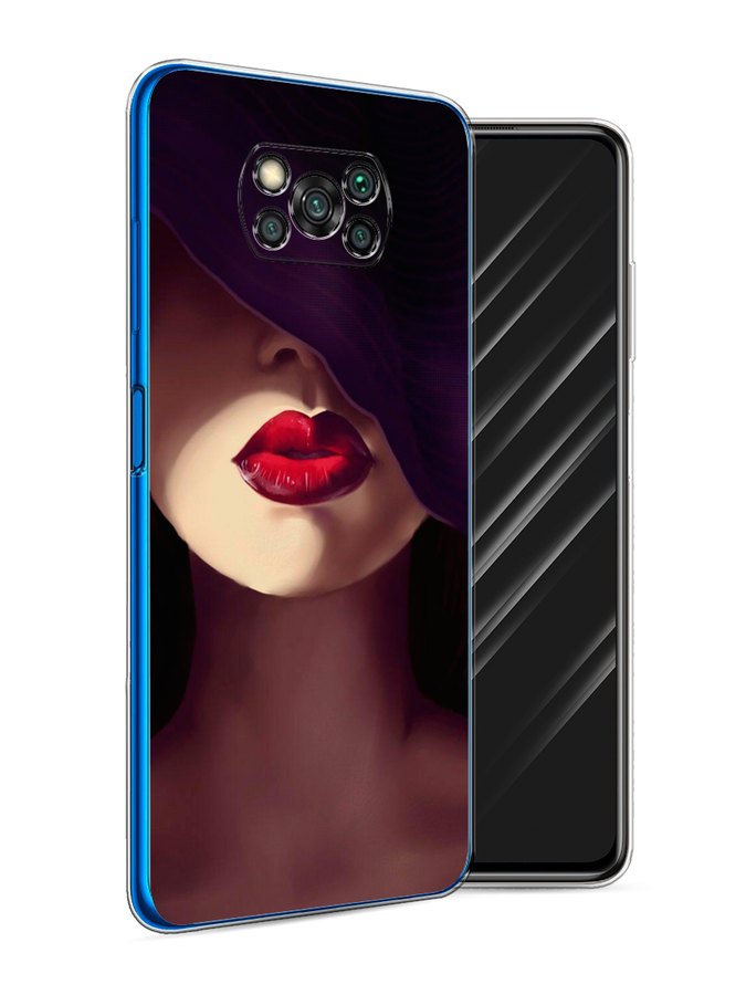 

Чехол Awog на Poco X3 NFC "Красные губы", Разноцветный, 39250-7