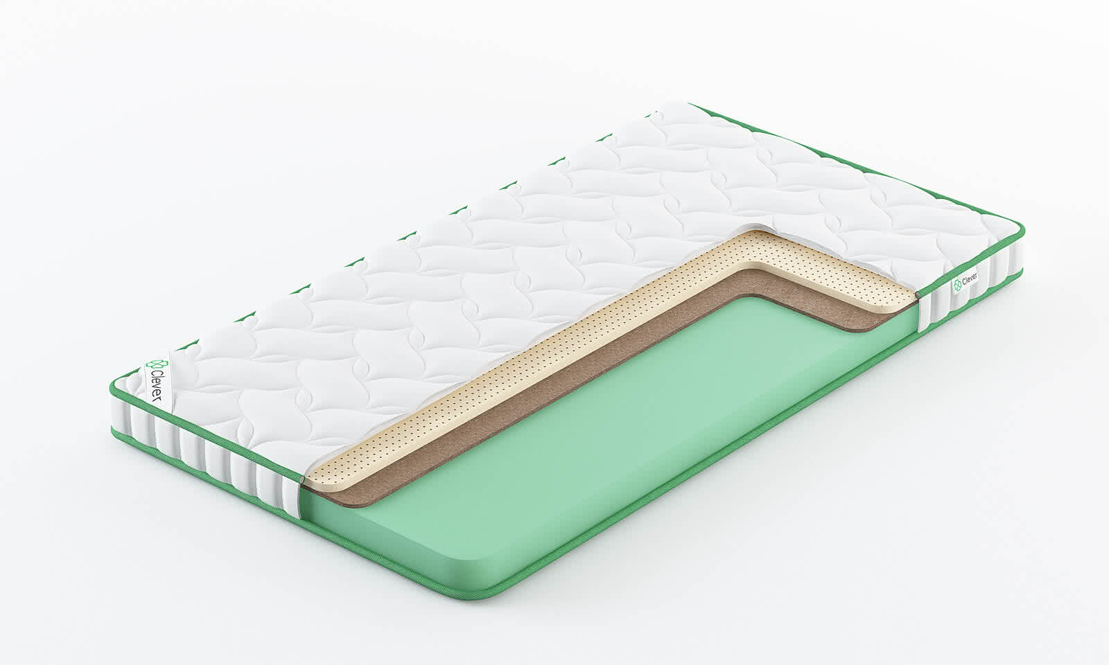 

Матрас Clever Latex Hard Lite 185x210, Белый, CLEVER LATEX HARD LITE