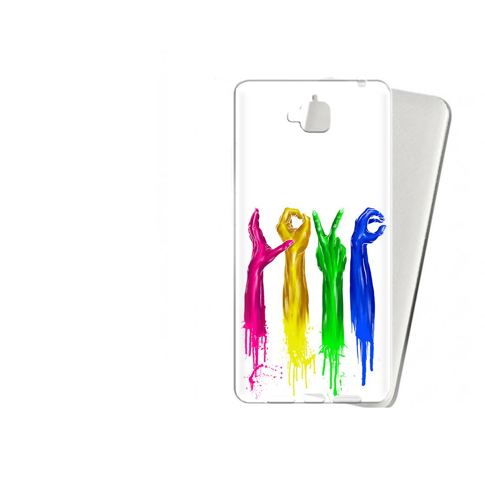 Чехол MyPads Tocco для Huawei Enjoy 5 яркие руки love (PT24942.37.707)
