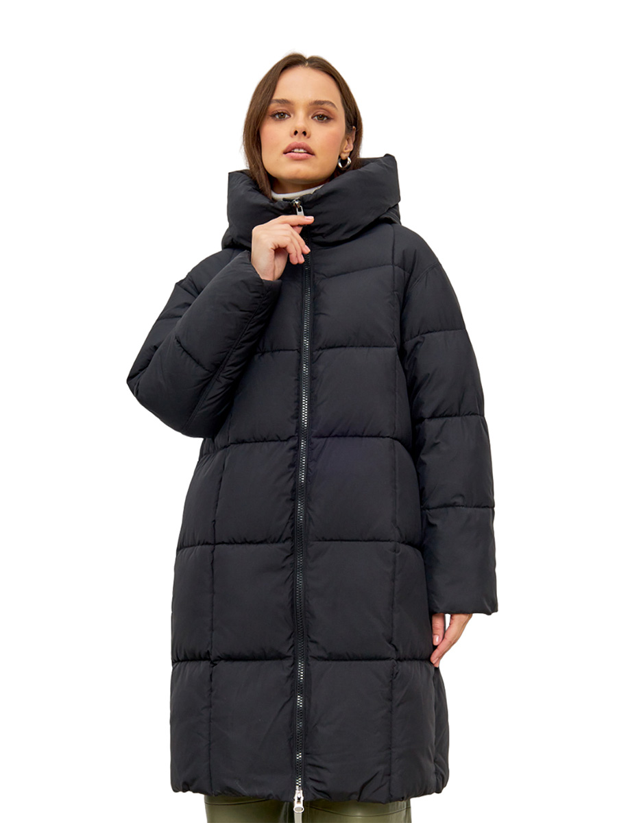 

Пальто женское LAWINTER 83907 черное 48 RU, Черный, 83907