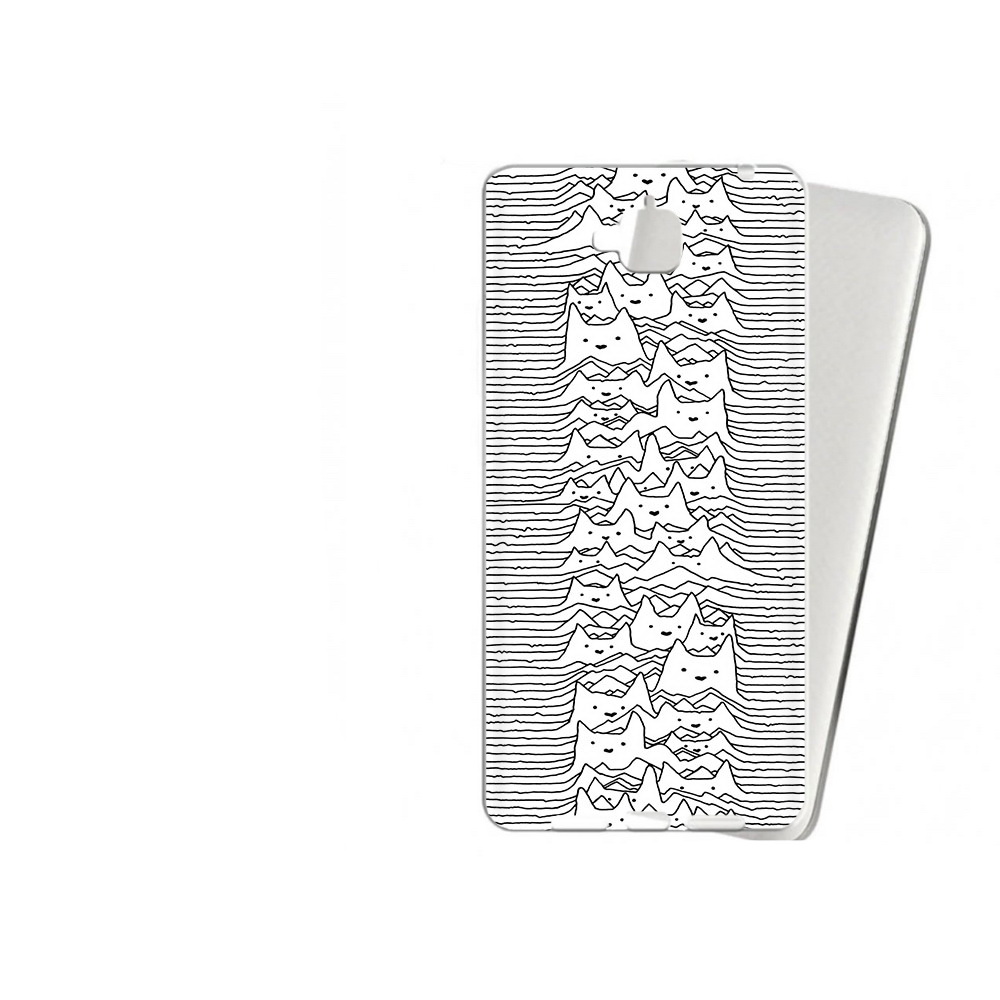 

Чехол MyPads Tocco для Huawei Enjoy 5 черно белые коты 3D (PT24942.37.682), Прозрачный, Tocco