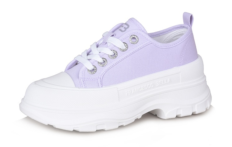 

Кеды женские Francesco Bella 226379-226380 фиолетовые 40 RU, Фиолетовый, 226379-226380