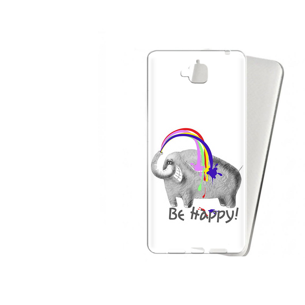 

Чехол MyPads Tocco для Huawei Enjoy 5 счастливый слон (PT24942.37.632), Прозрачный, Tocco