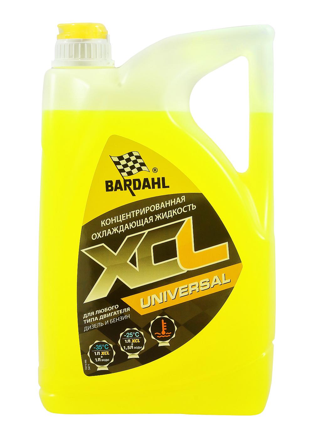 XCL UNIVERSAL Антифриз концентрат G12+ желтый, 5л